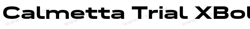 Calmetta Trial XBold字体转换